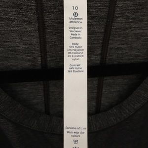 Lululemon Gray tank top